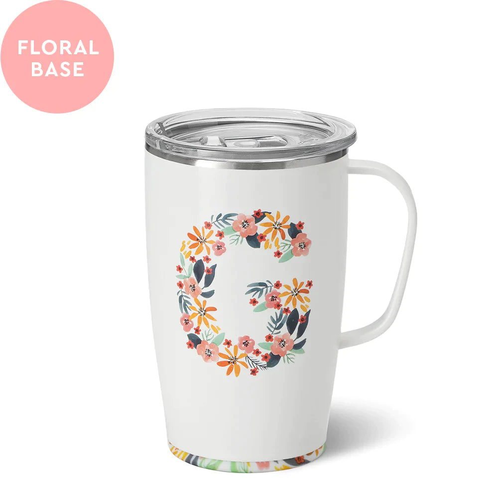 Honey Meadow Monogram Travel Mug