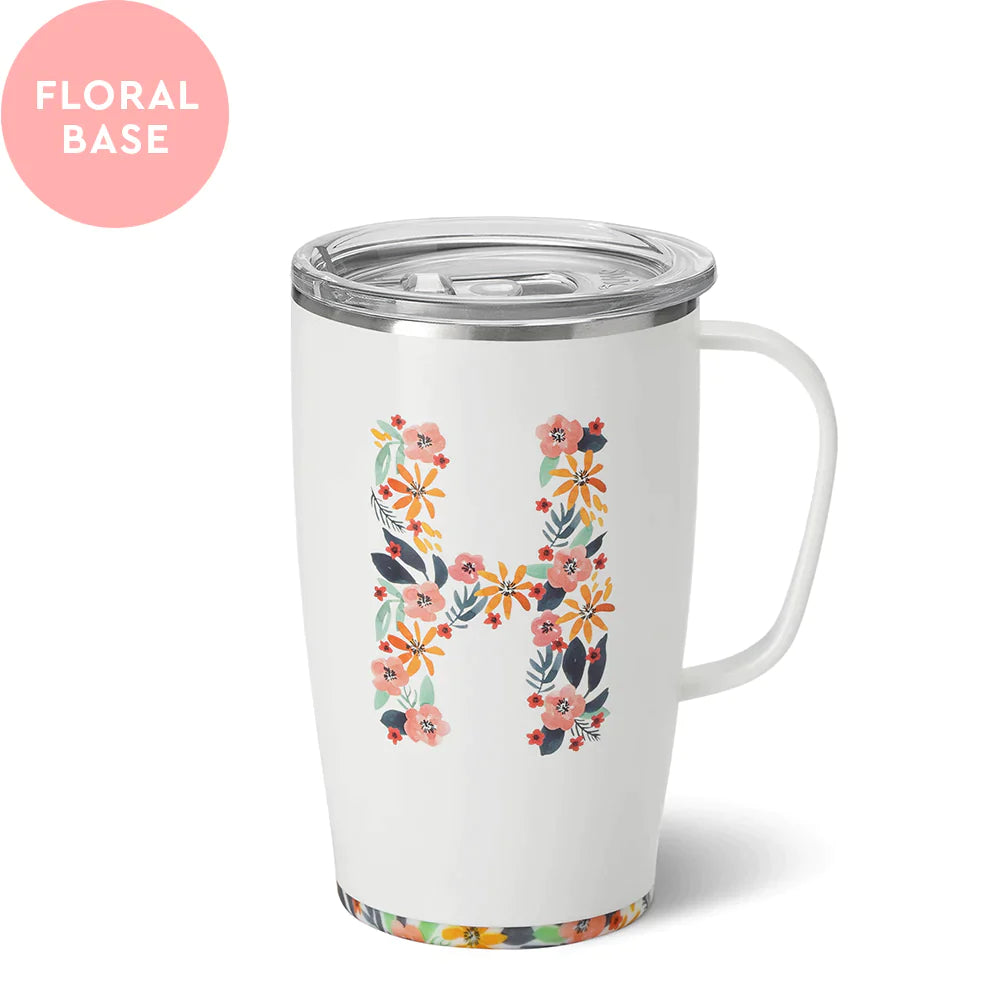 Honey Meadow Monogram Travel Mug