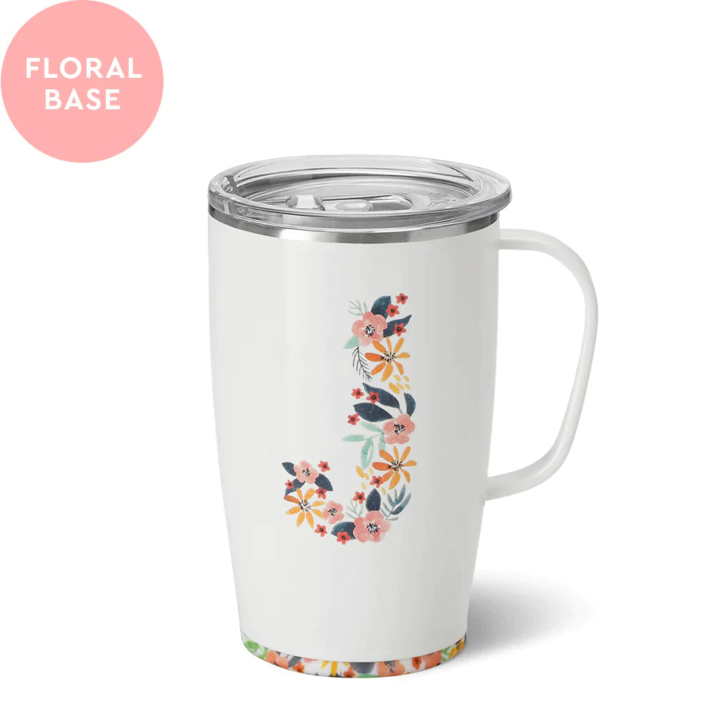 Honey Meadow Monogram Travel Mug