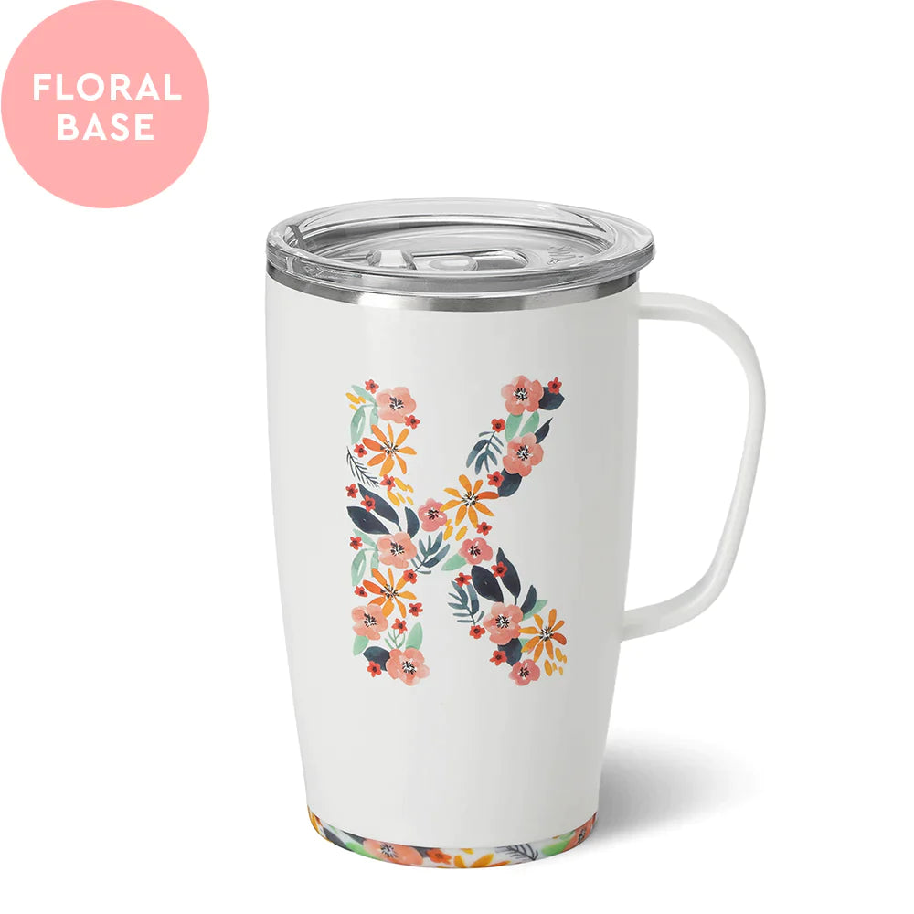 Honey Meadow Monogram Travel Mug