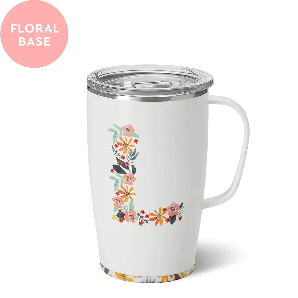 Honey Meadow Monogram Travel Mug