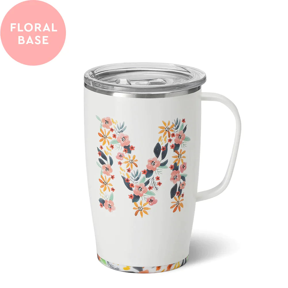 Honey Meadow Monogram Travel Mug