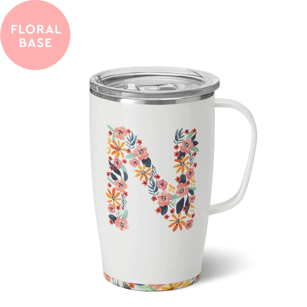 Honey Meadow Monogram Travel Mug