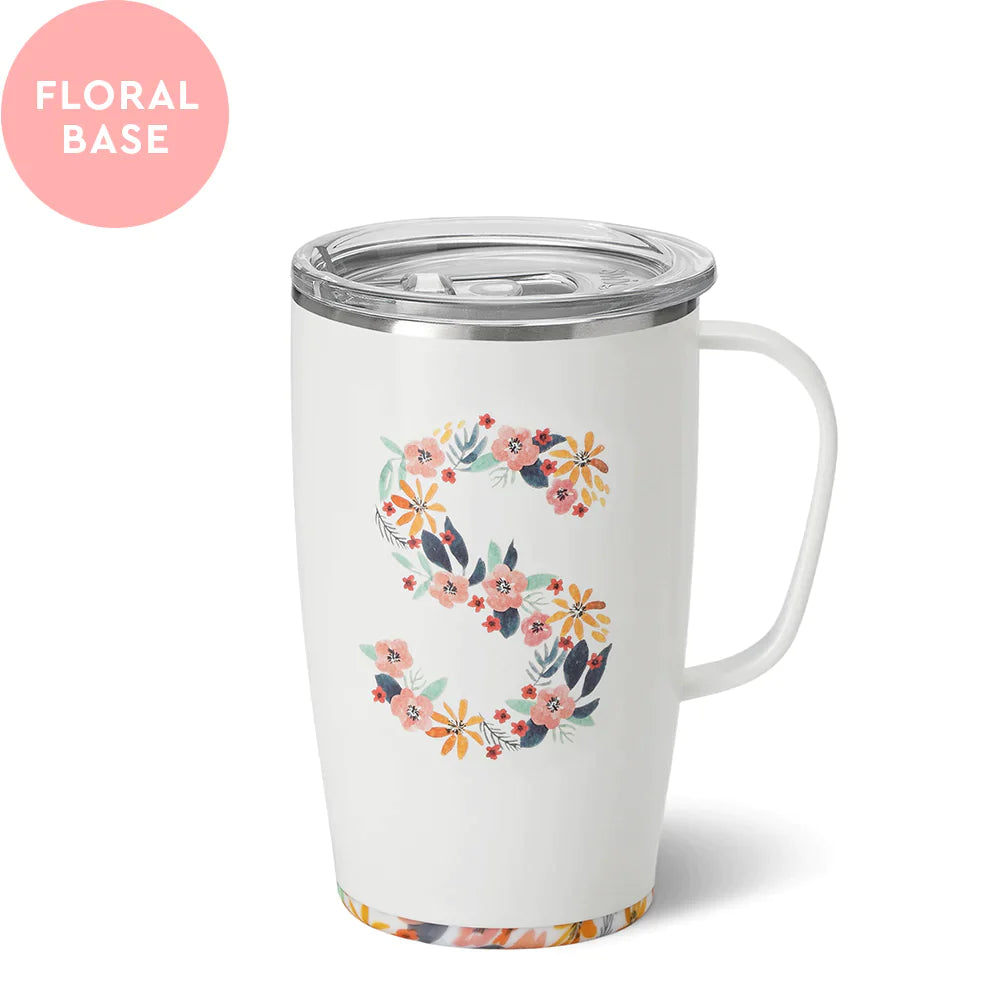 Honey Meadow Monogram Travel Mug