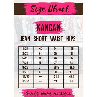 How Kancan Sizing Compares to Judy Blue