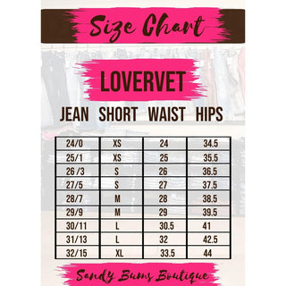 How Lovervet Sizing Compares to Judy Blue