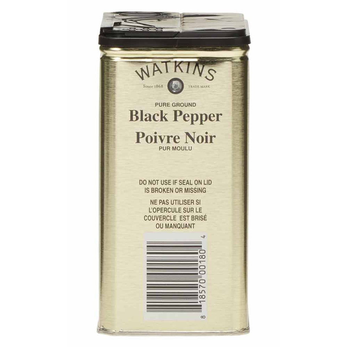 Black Pepper | Pure Ground | 6 oz | Watkins