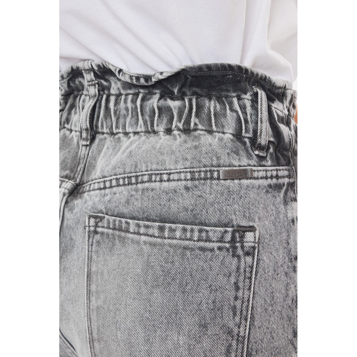 High Rise Paperbag Boyfriend Jeans