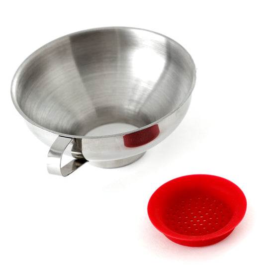 Wide Mouth Funnel with Strainer