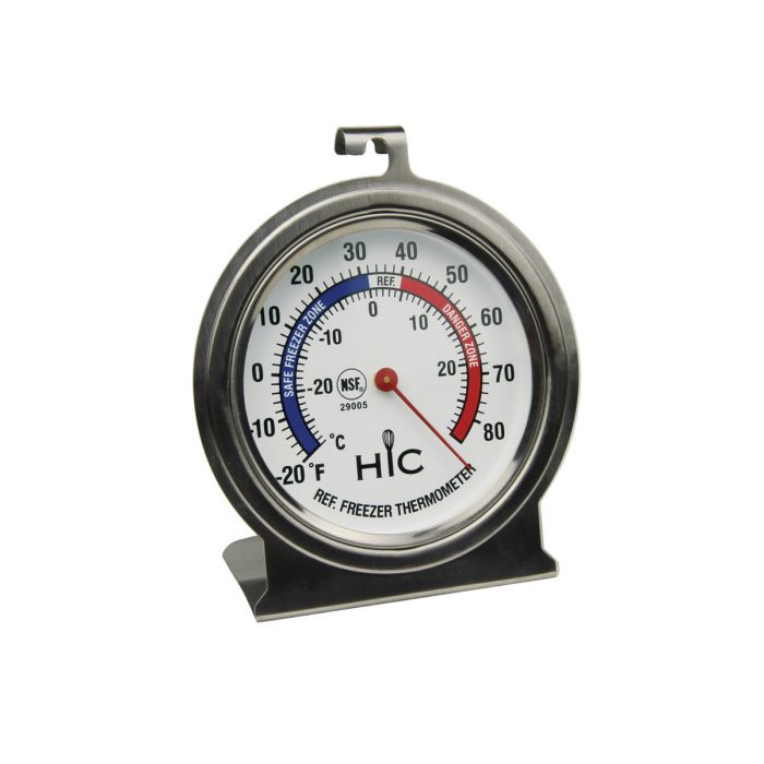 Refrigerator Freezer Thermometer, Large 2.5in