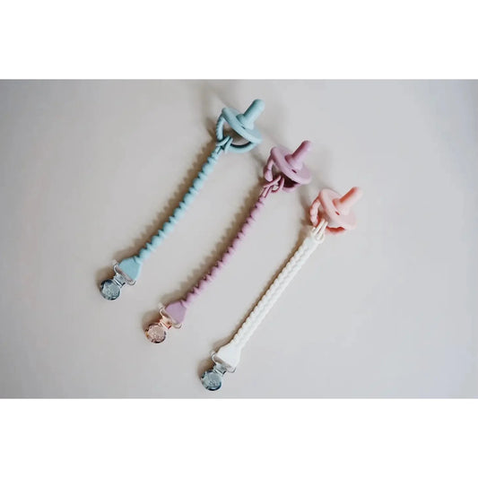 Sanderson | Sweetie Strap™ Silicone One-Piece Pacifier Clips