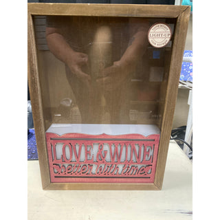 Love And Wine Cork Wall Art