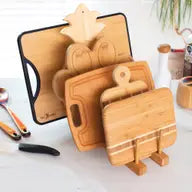 7-Slot Bamboo Rack