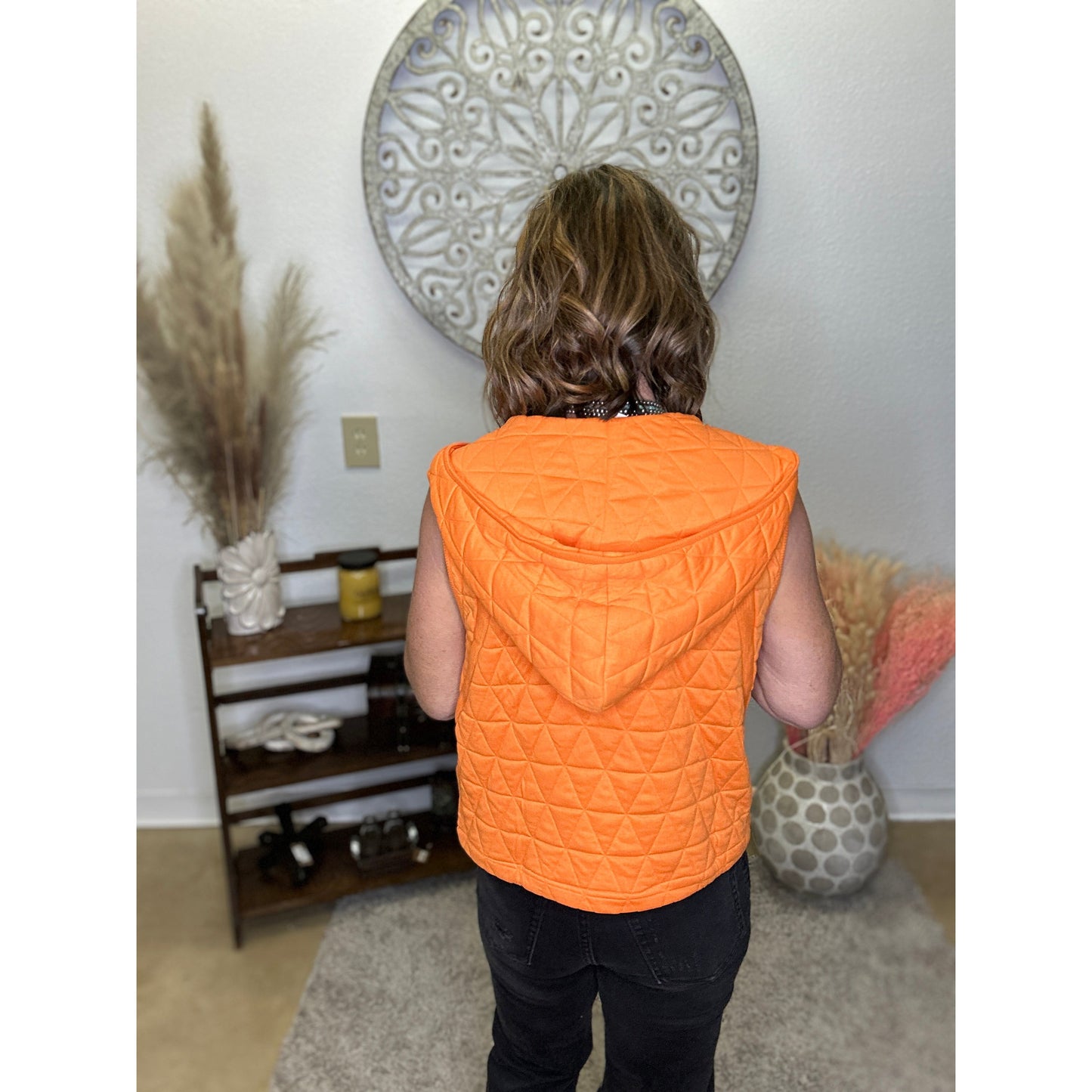 Hooded Orange Vest