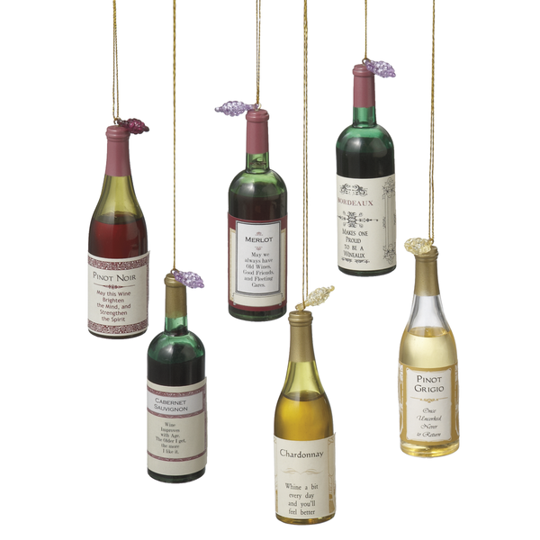 Wine Bottle Ornament