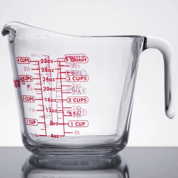 One Quart Glass Measuring Cup