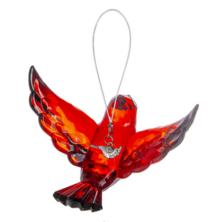 Acrylic Cardinal w/ Charm