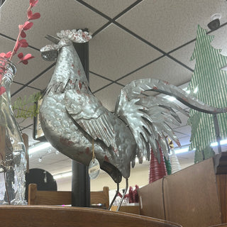 Large Metal Rooster