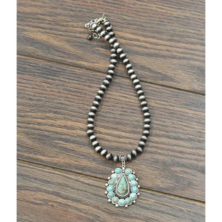 Beaded Turquoise Necklace