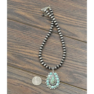 Beaded Turquoise Necklace