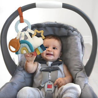 Bitzy Busy Ring™ Teething Activity Toy Rainbow