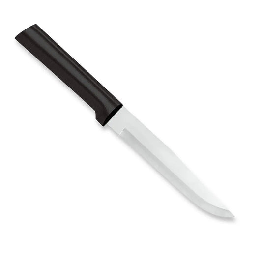 Stubby Butcher Knife-Black Handle