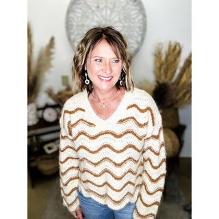 Boho Chevron Sweater