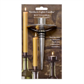 Bottelabra Taper Holder Pewter