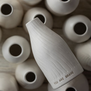 Brave Just Because Vase