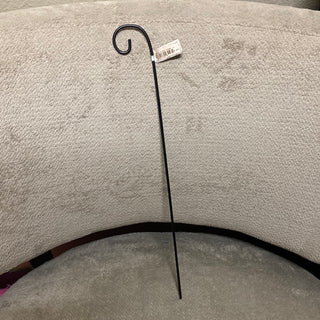 Black Floral Stake 16”