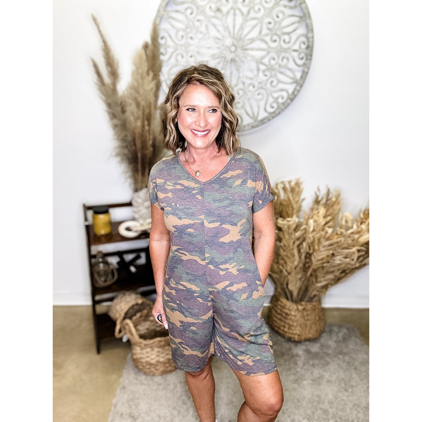 Camo Romper