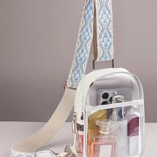 Clear Sling Bag with Guitar Strap
