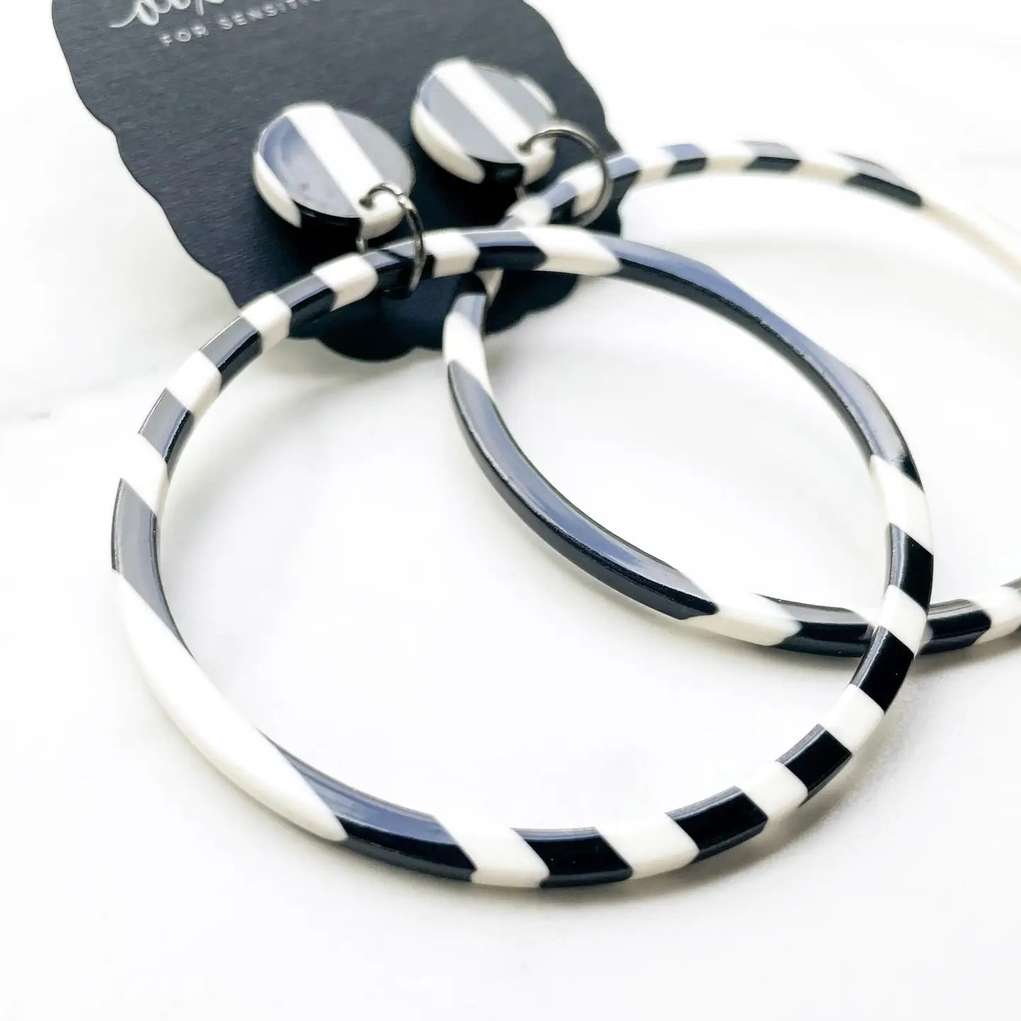 Confidence Hoops in Stripes | Dixie Bliss