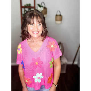 Crochet Flower Top