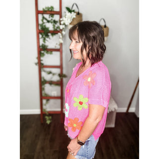 Crochet Flower Top