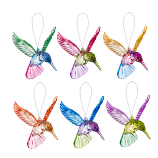 Meadow Hummingbird Ornaments