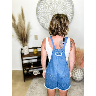 🟡Denim Short Romper