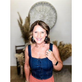 Denim Tank Top