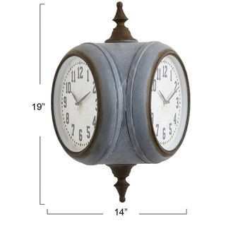 Double Side Clock