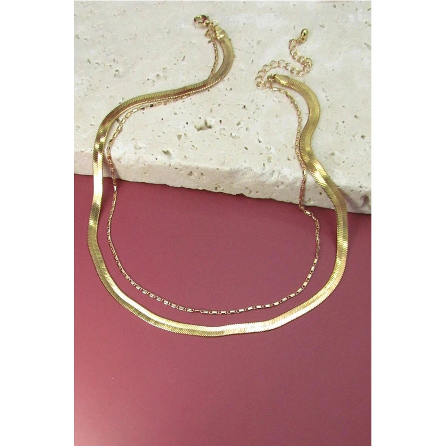 Double Chain Necklace