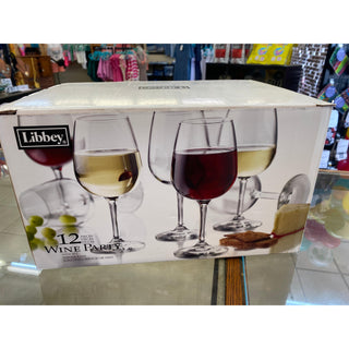 Libbey 12 Piece Wine Glasses