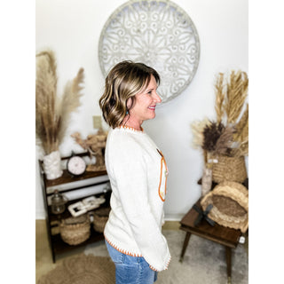 Fall Pumpkin Sweater