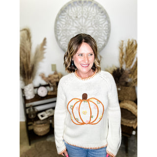 Fall Pumpkin Sweater
