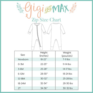 Finley Mint 2 Way Zipper Footie