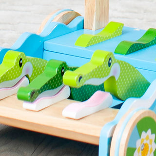 First Play Chomp & Clack Alligator Push Toy