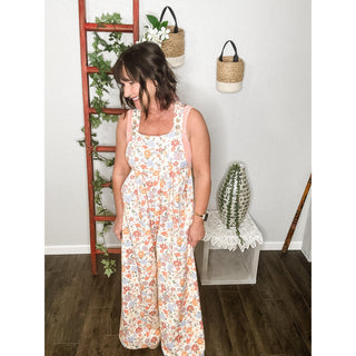 Floral Overalls