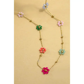 Flower Charm Necklace