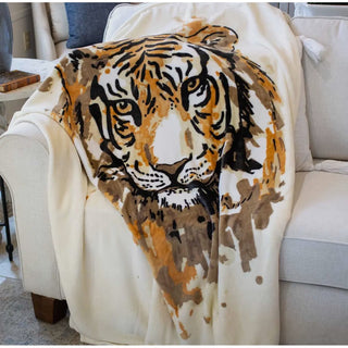 Tiger Love Throw Blanket