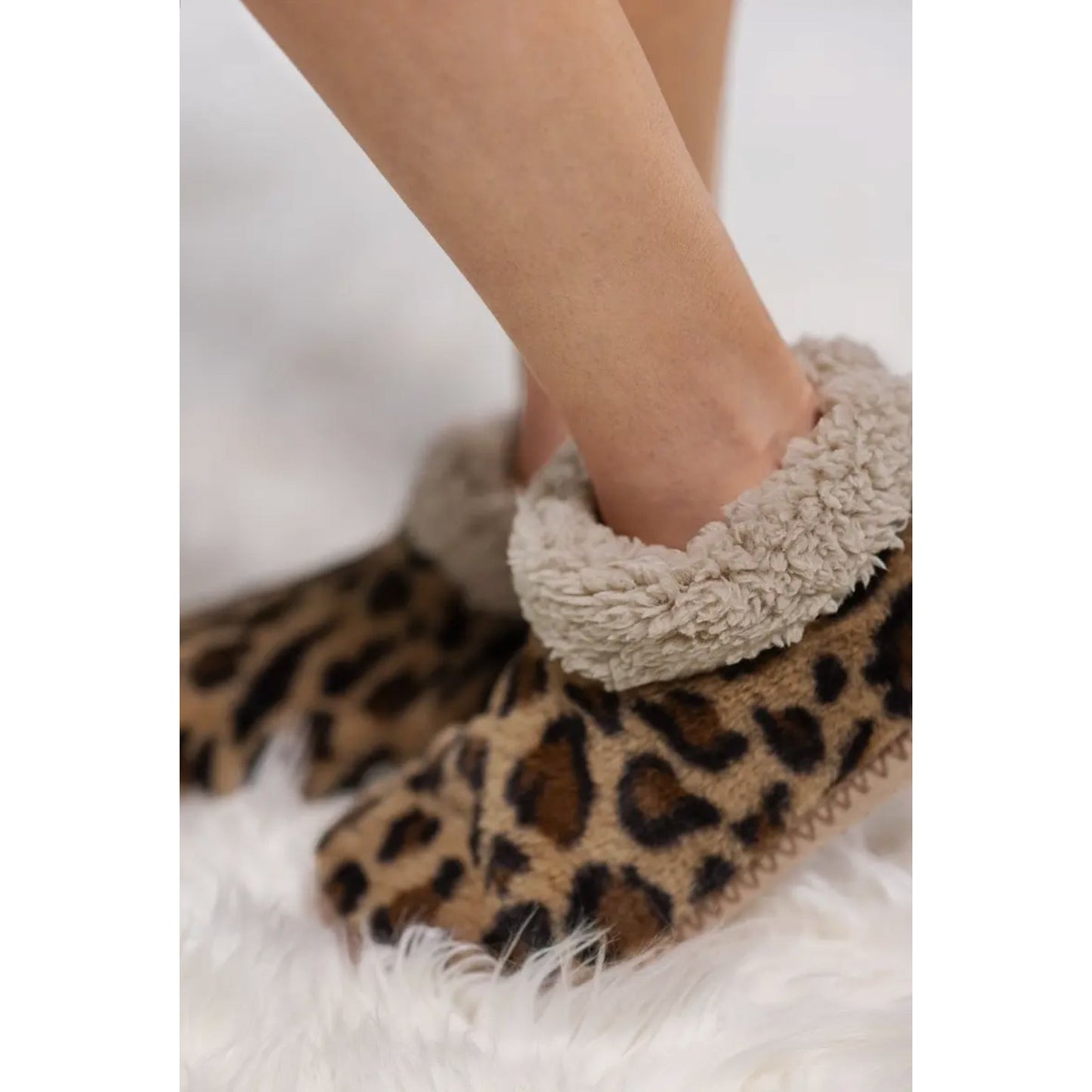 Cozy Leopard Slippers