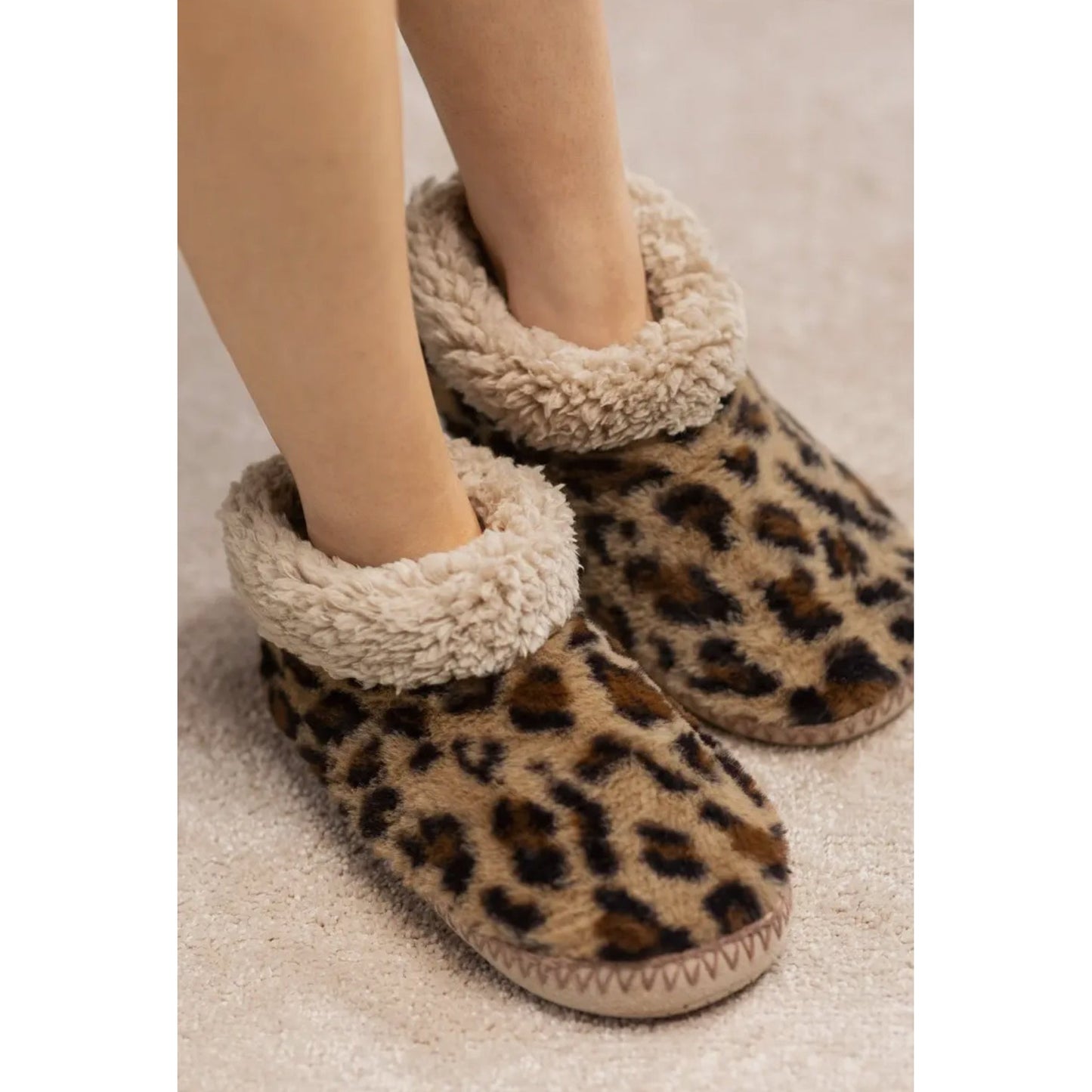 Cozy Leopard Slippers